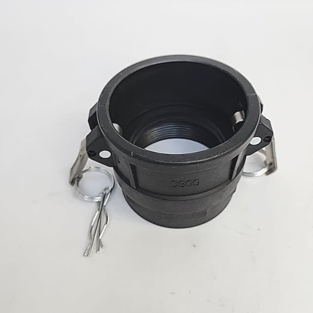 3 Inch Type D Polypropylene Camlock Fitting Female Coupler x Female NPT D300 - Thumbnail 2