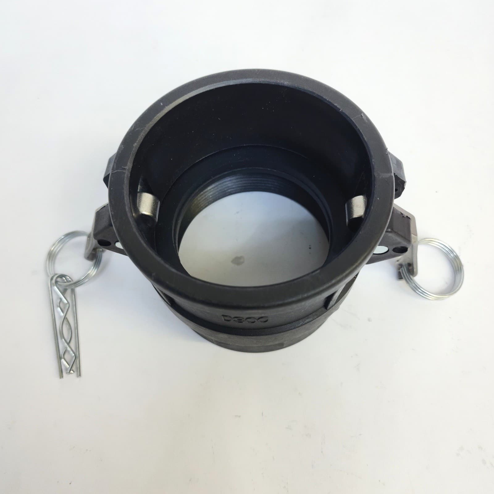 3 Inch Type D Polypropylene Camlock Fitting Female Coupler x Female NPT D300 - Thumbnail 4