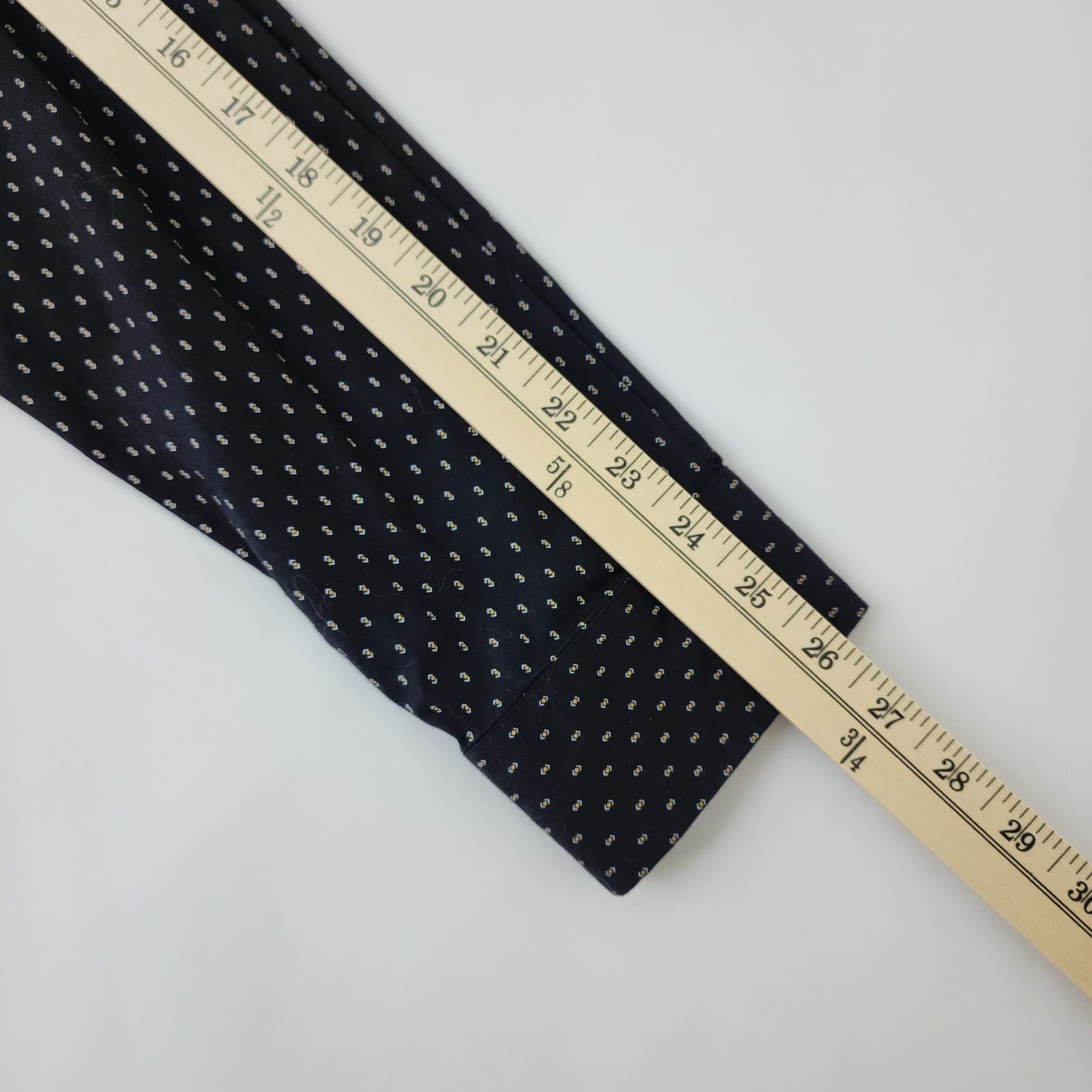 Craft + Flow Mens XL Navy Blue Geometric Print Long Sleeve Button Down Shirt - Thumbnail 6