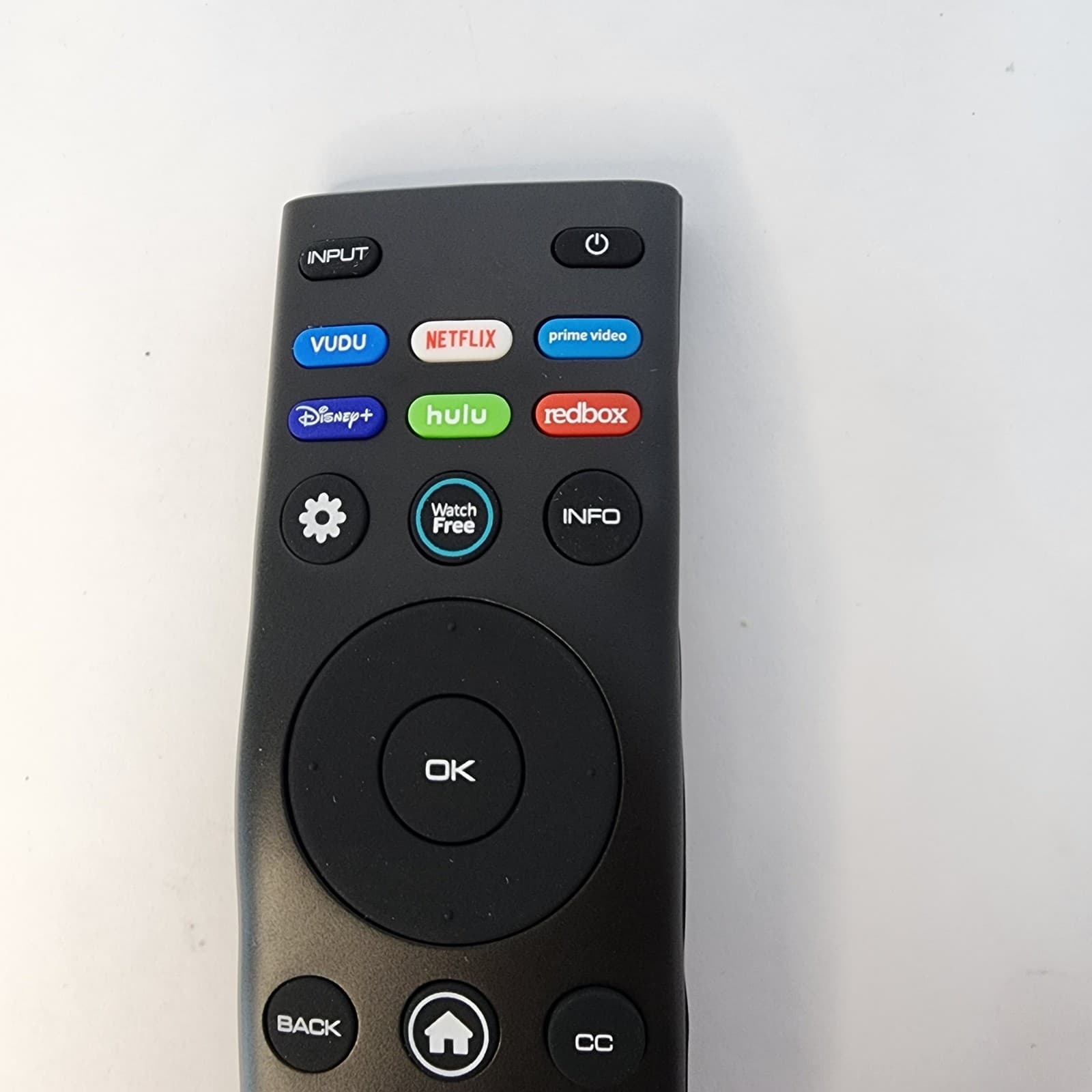 Vizio XRT136 Smart TV Remote Vudu Hulu Netflix Redbox Genuine Replacement - Thumbnail 2