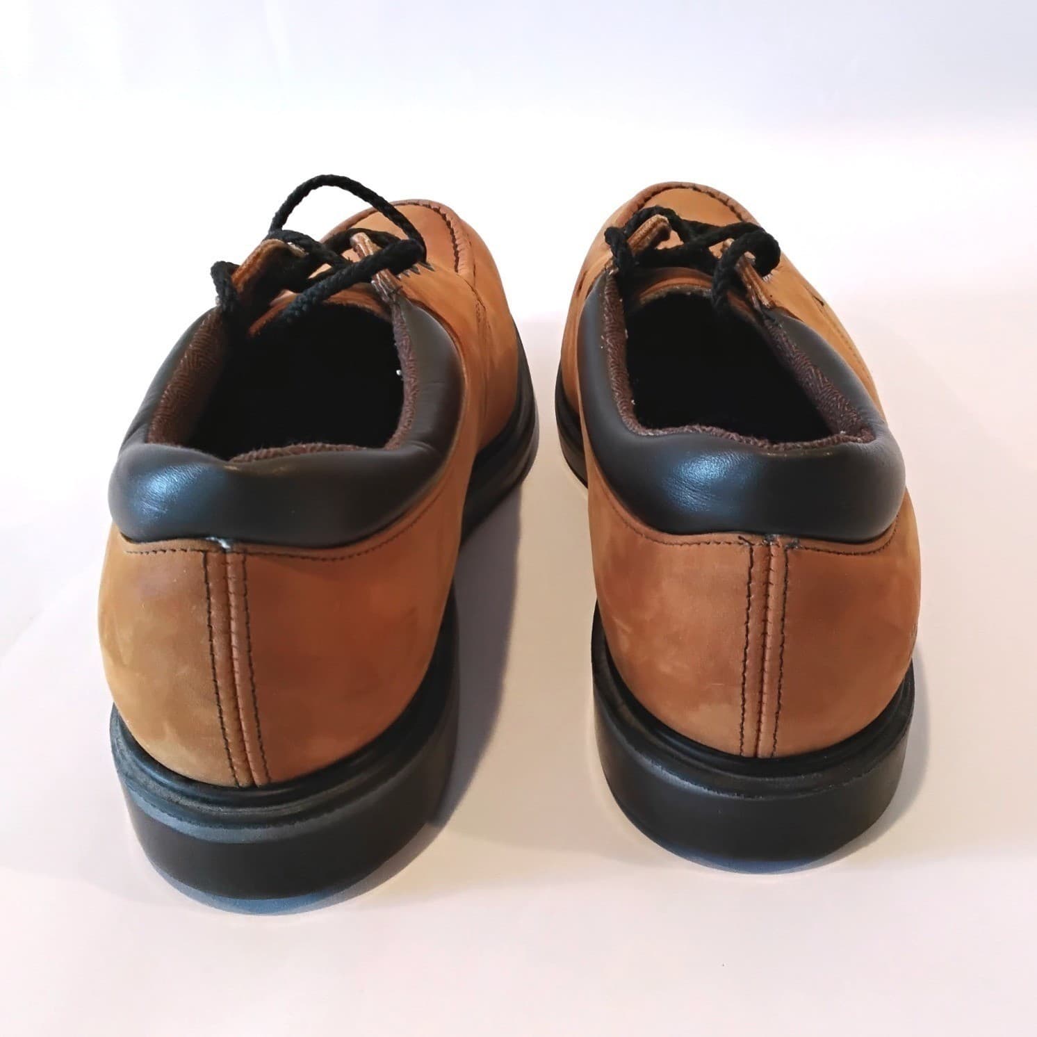 Red Wing SuperSole Mens Tan Nubuck Moc Toe Work Shoes EH Made in USA - Thumbnail 5