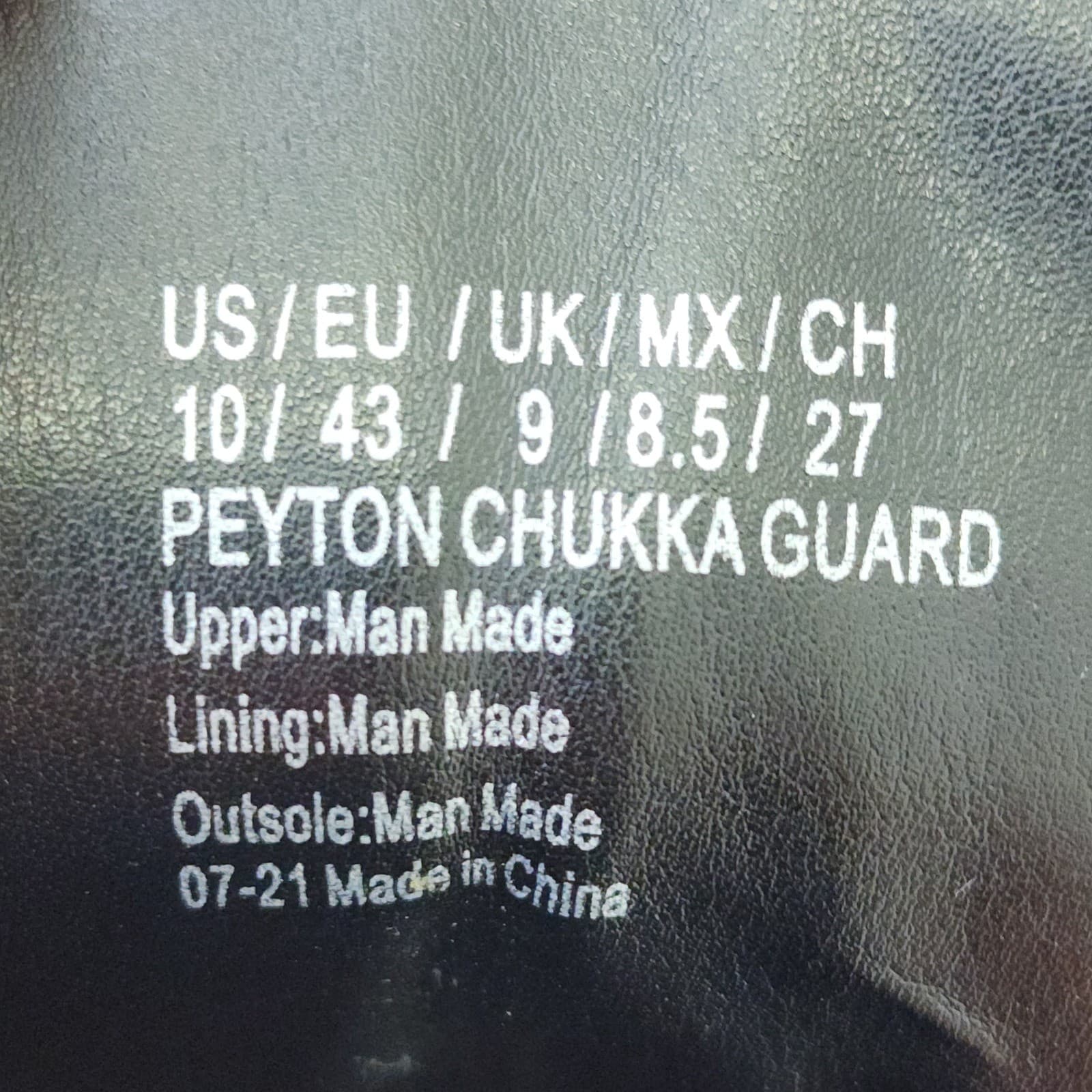 Unlisted Kenneth Cole Peyton Chukka Guard Men's Boots Olive Green Size 10 Zip Up - Thumbnail 6