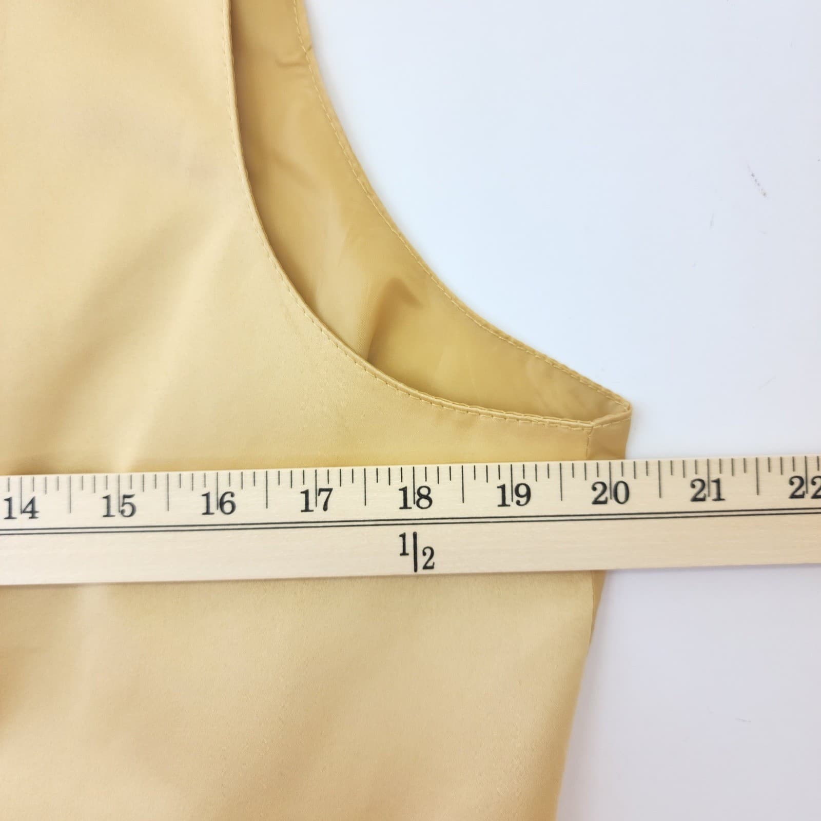 Vesuvio Napoli Mens XS Gold Yellow Formal Suit Vest Waistcoat Wedding - Thumbnail 3