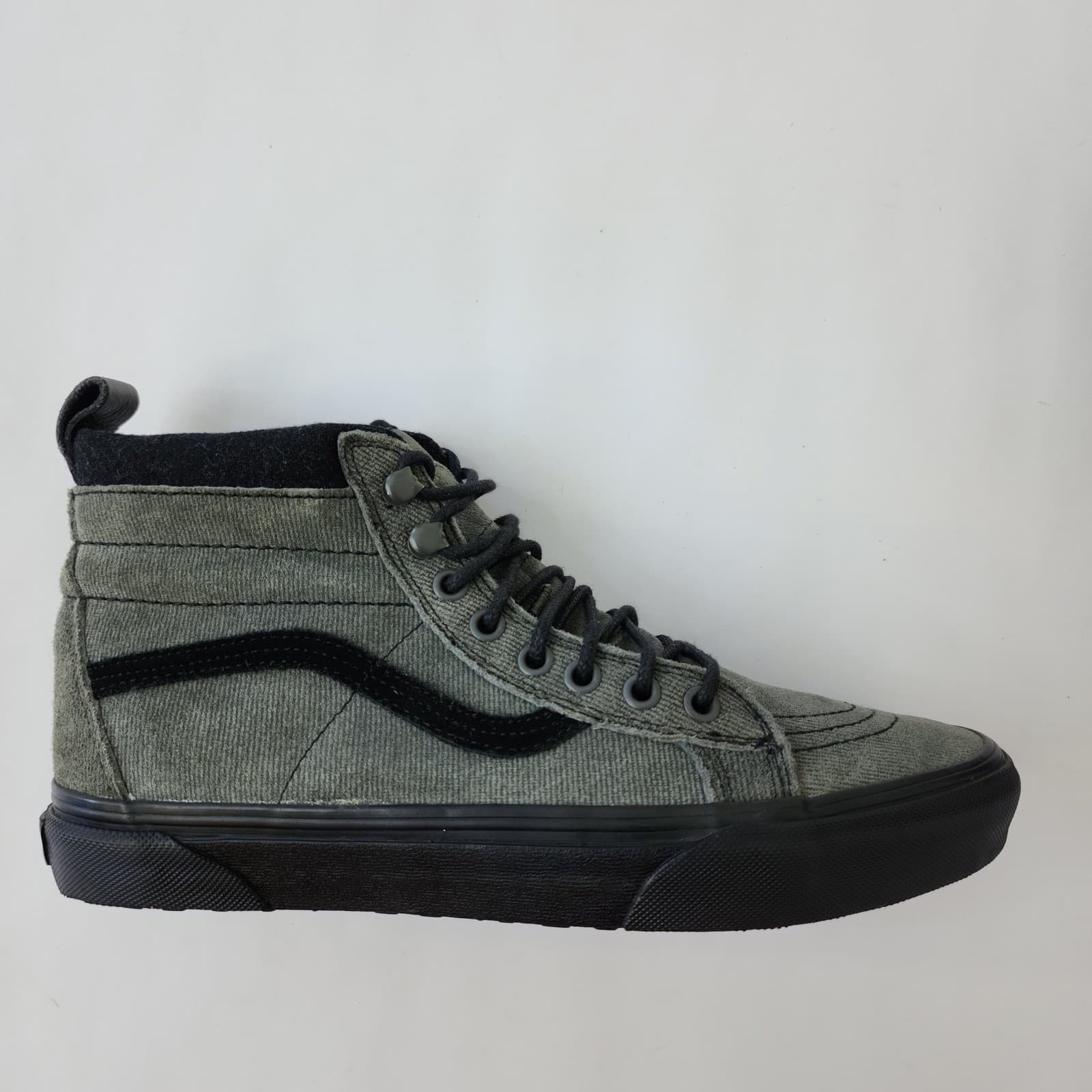 Vans Sk8-Hi MTE Olive Green Corduroy Suede High Top Sneakers Mens 8 Womens 9.5 - Thumbnail 3