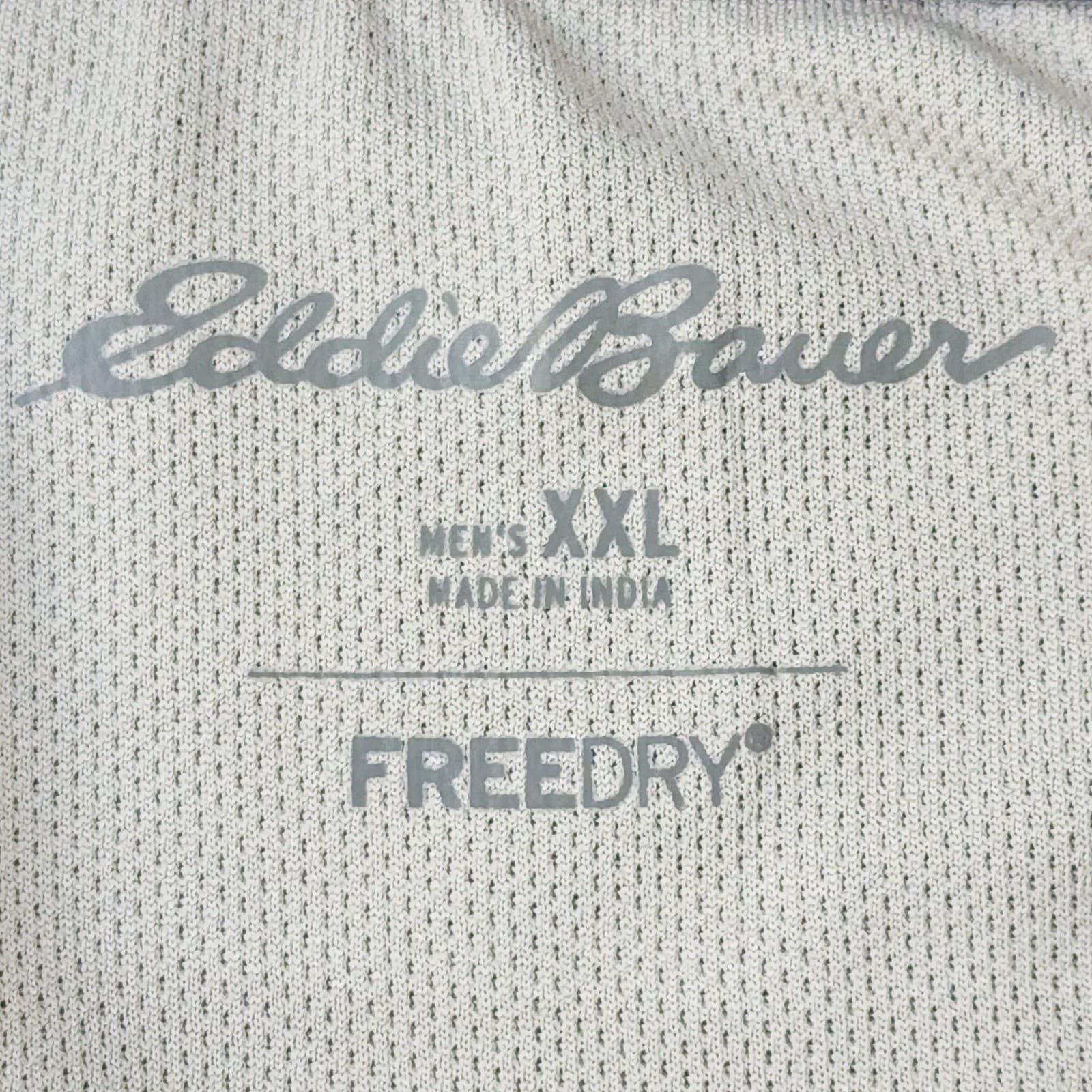 Eddie Bauer FreeDry Polo Shirt Mens XXL Green Short Sleeve Performance Golf Top - Thumbnail 2