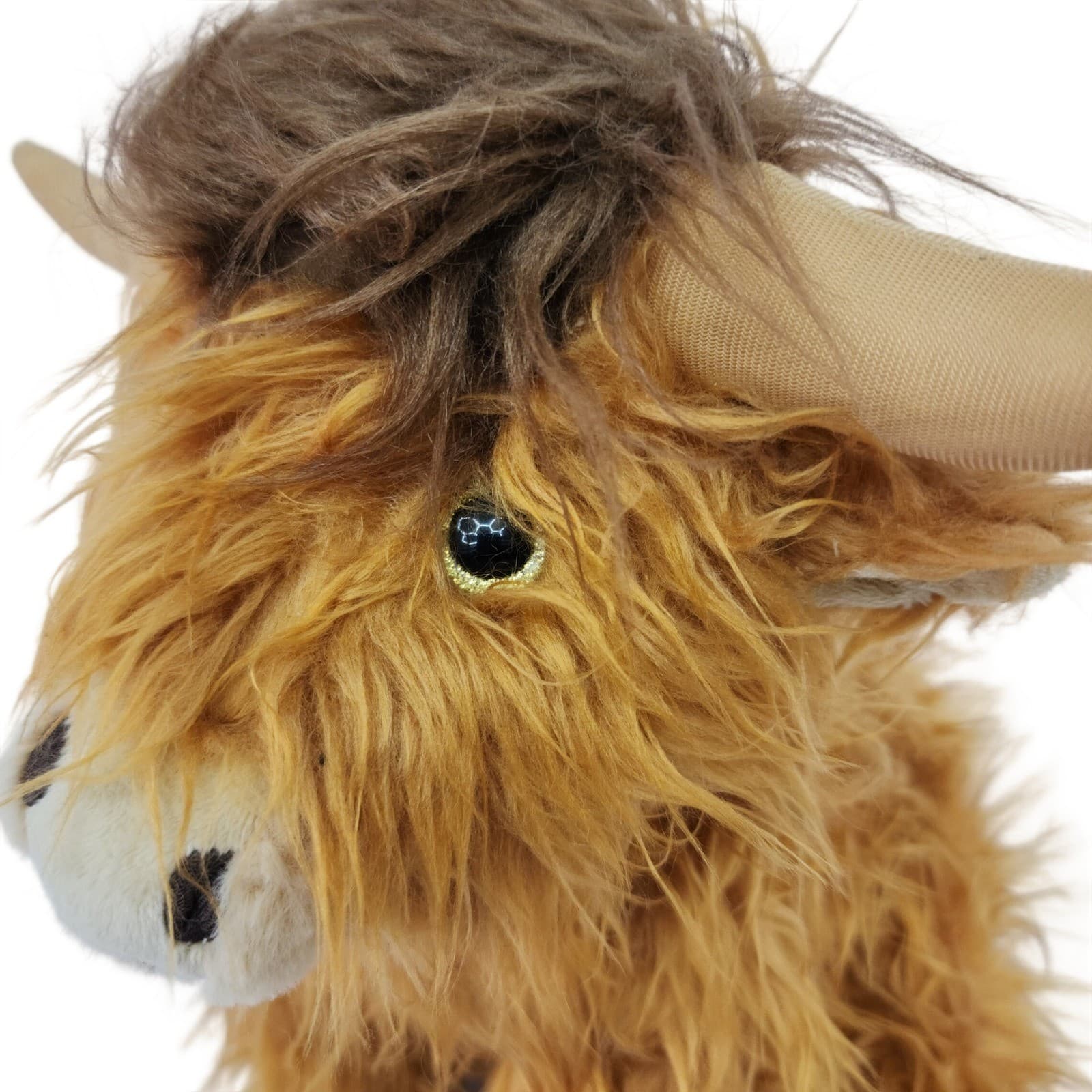 The Bear Factory Highland Cow Plush Shaggy Ginger Stuffed Animal 13 Inch Horns - Thumbnail 11