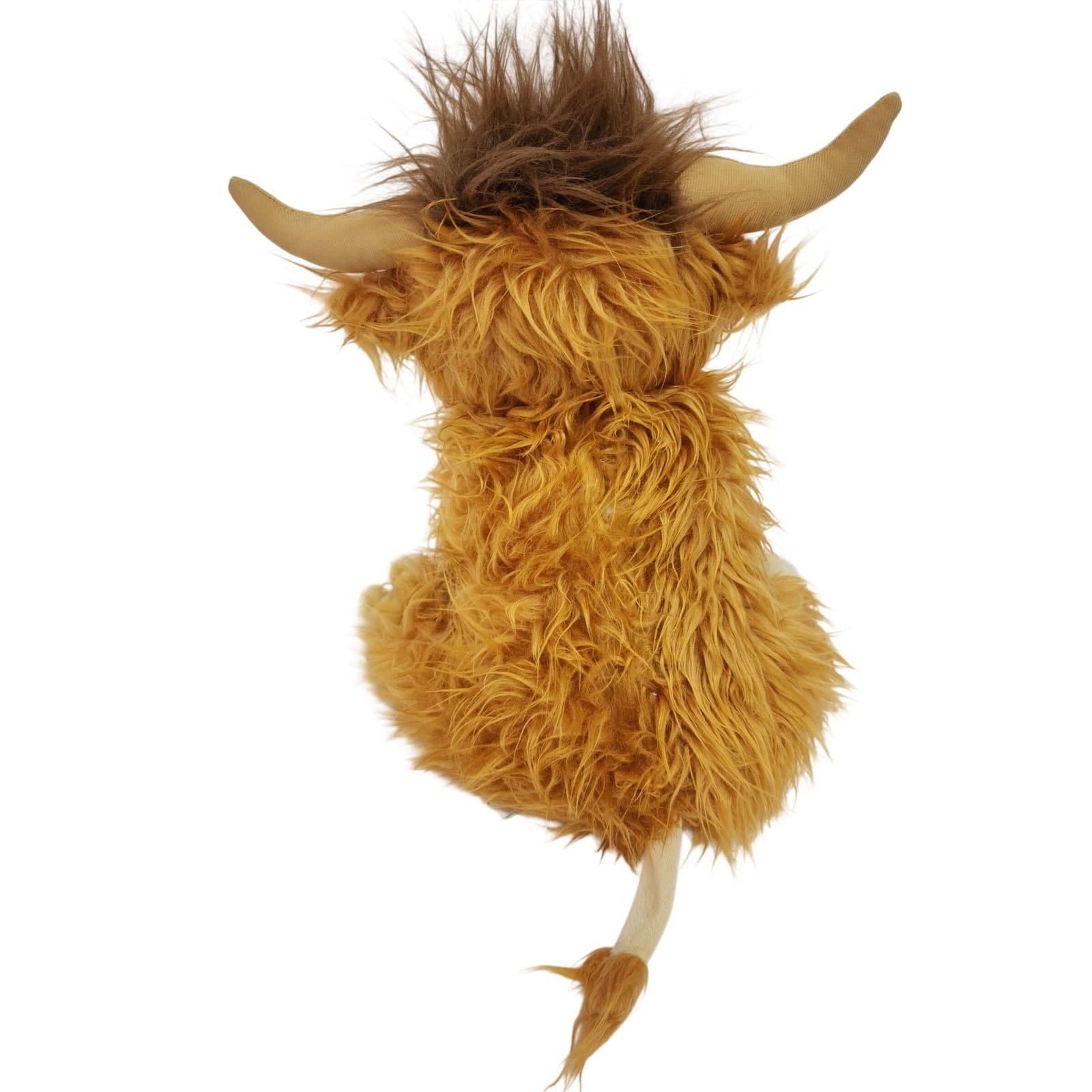 The Bear Factory Highland Cow Plush Shaggy Ginger Stuffed Animal 13 Inch Horns - Thumbnail 8