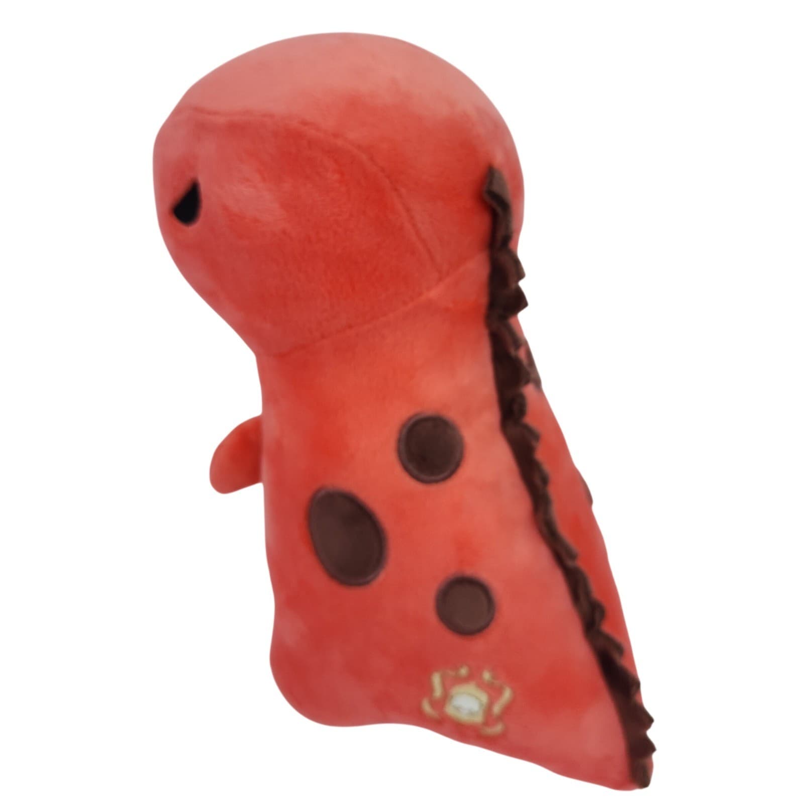 Bellzi Rexxi T-Rex Dinosaur Plush Pink Coral White Stuffed Animal Plush - Thumbnail 2