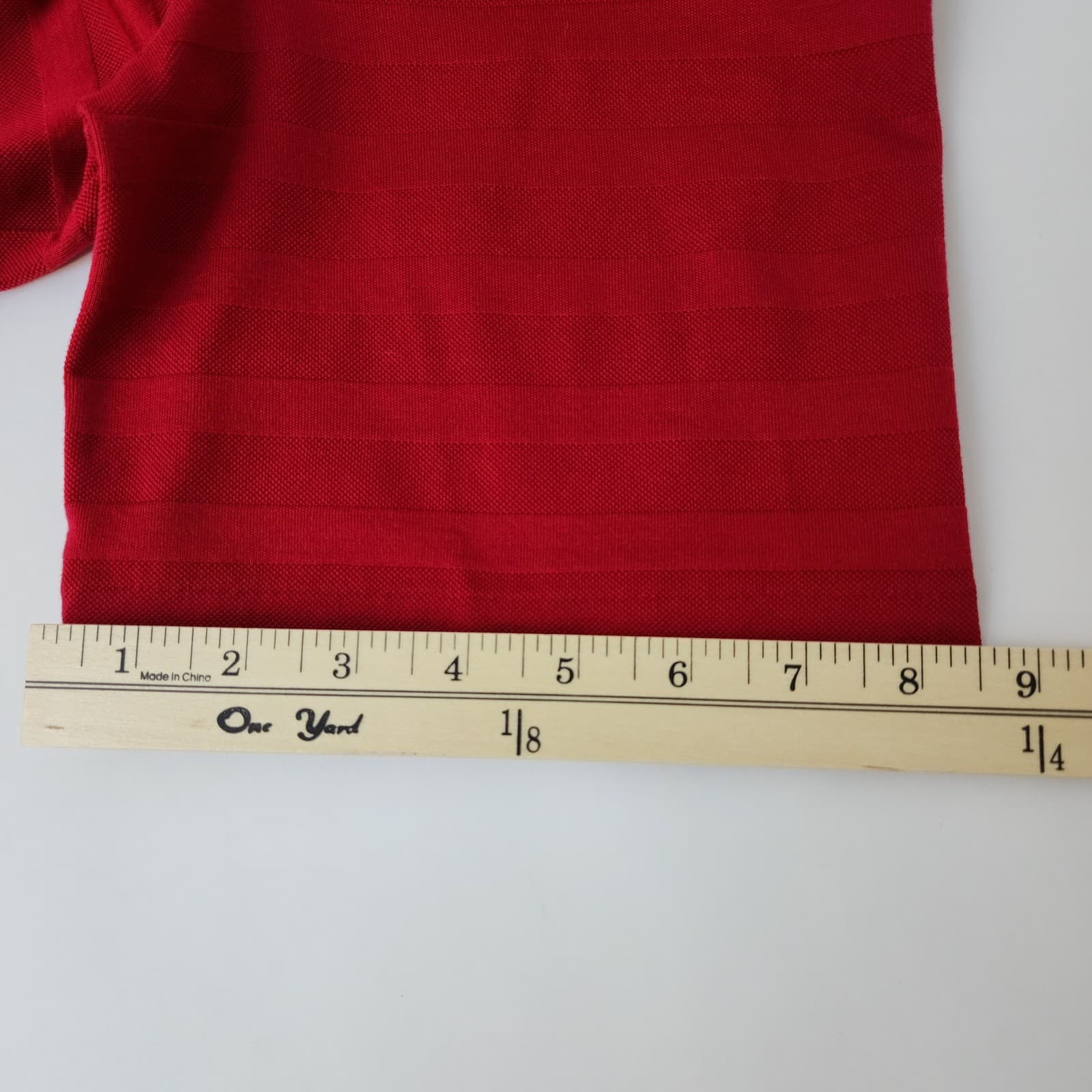 Polo Golf Ralph Lauren Red Striped Pima Cotton Polo Shirt Mens Large Short Sleev - Thumbnail 7