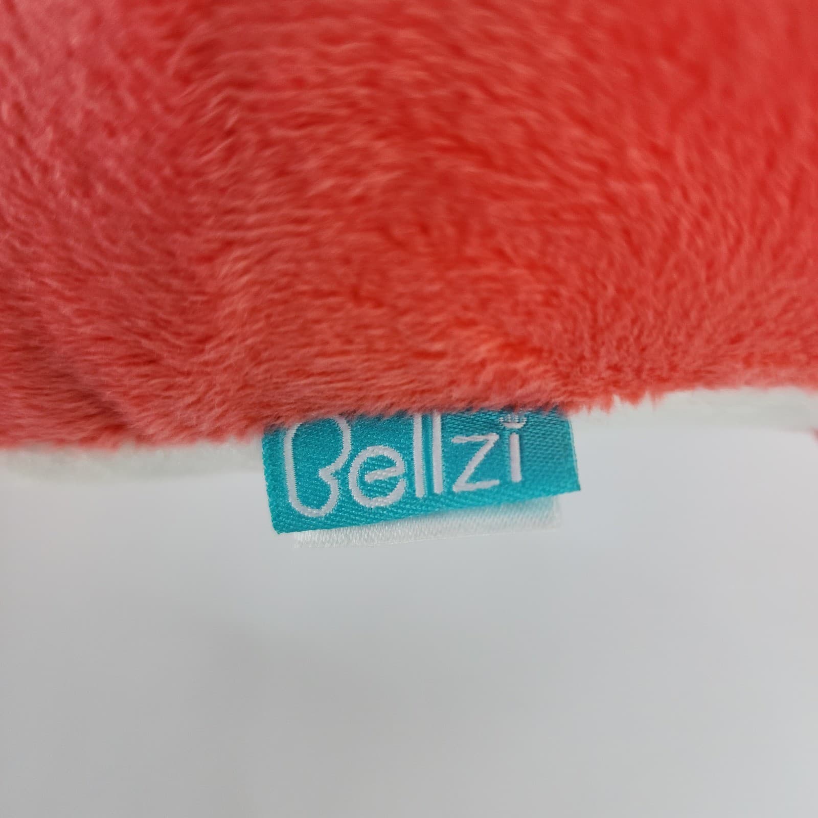 Bellzi Rexxi T-Rex Dinosaur Plush Pink Coral White Stuffed Animal Plush - Thumbnail 7