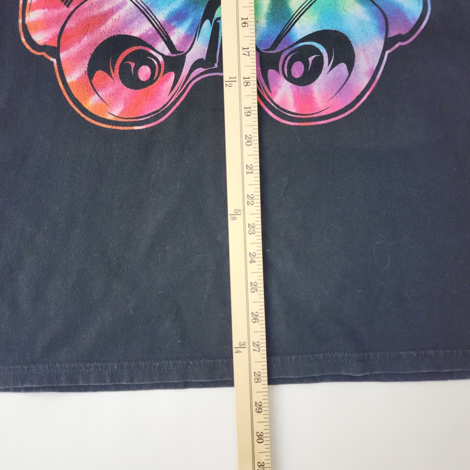 Star Wars Stormtrooper Tie Dye Rainbow Graphic T-Shirt Mens XL Black Cotton Tee - Thumbnail 4