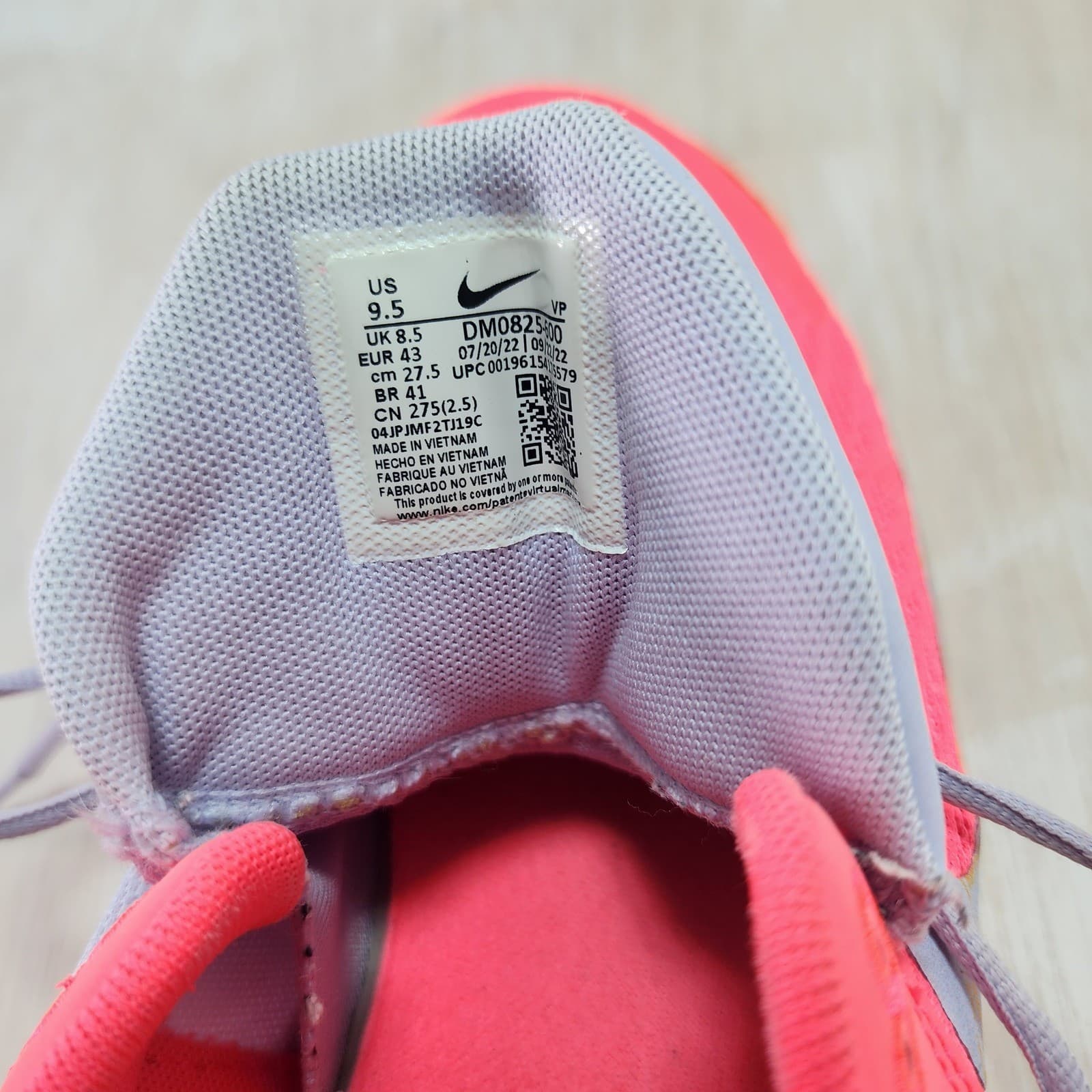Nike Giannis Immortality 2 Men 9.5 Pink Purple Basketball Shoes DM0825-600