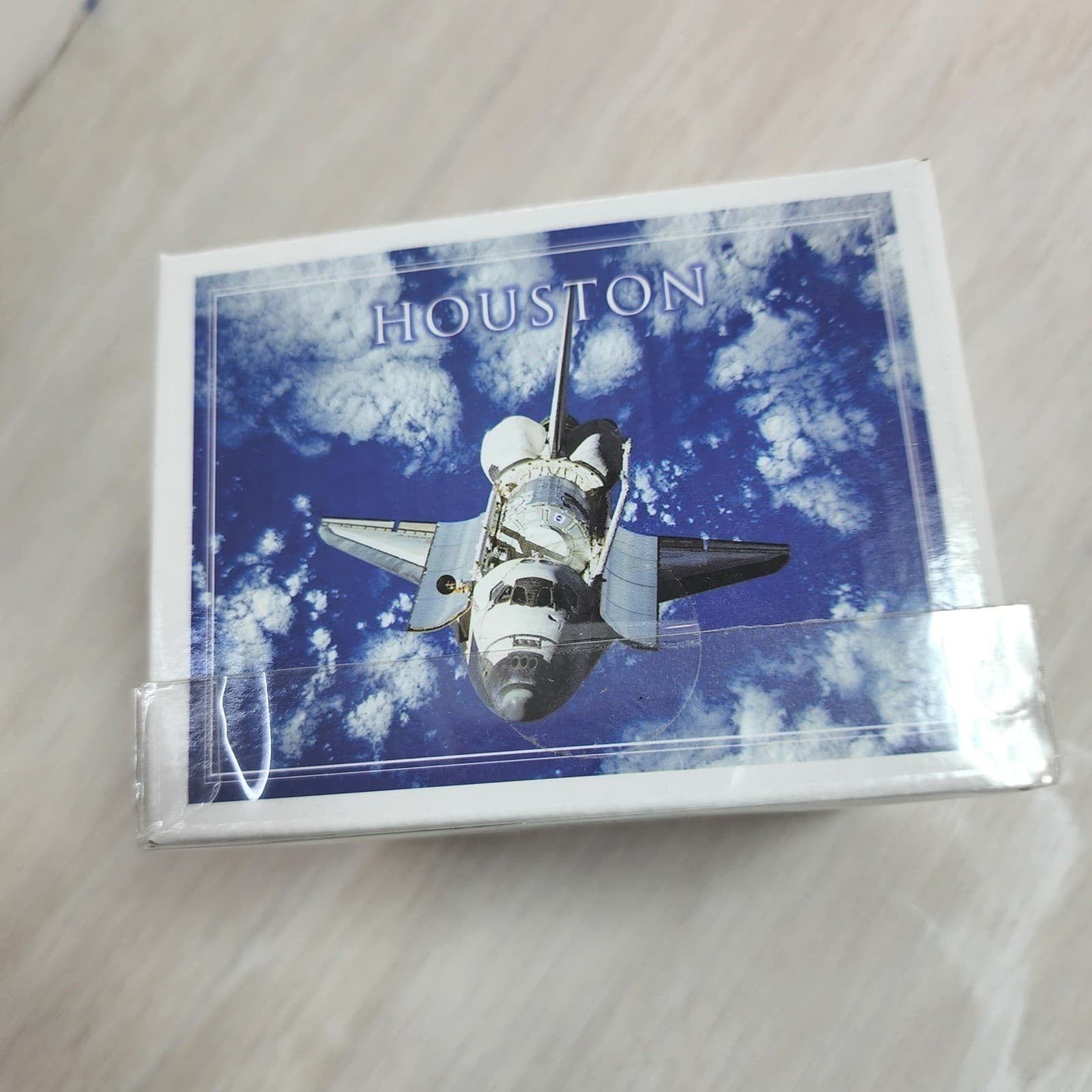 Houston Texas Space Shuttle Souvenir Mug and Spoon Set Postcard Factory New - Thumbnail 3