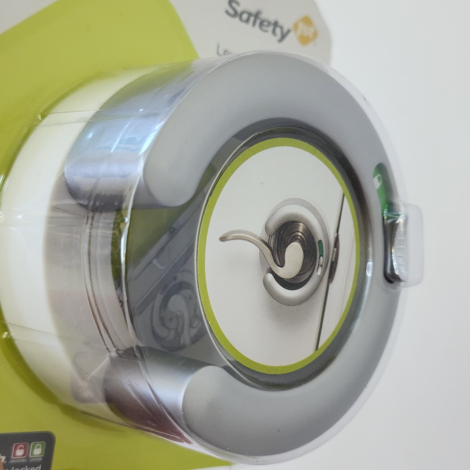 Safety 1st No Drill Lever Handle Lock Child Proof Door Safety SecurTech Silver - Thumbnail 6