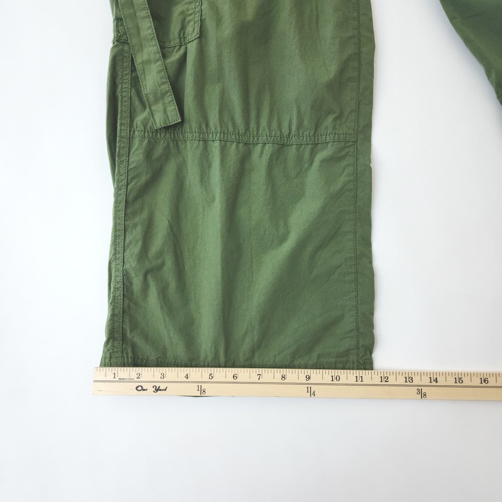 Wild Fable Olive Green Wide Leg Cargo Pants Women Medium NWT Streetwear Utility - Thumbnail 6