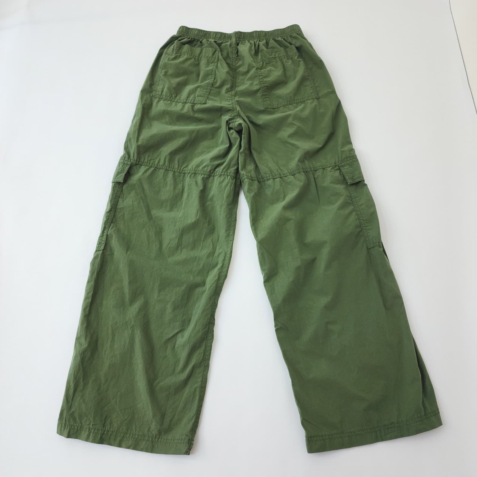 Wild Fable Olive Green Wide Leg Cargo Pants Women Medium NWT Streetwear Utility - Thumbnail 3