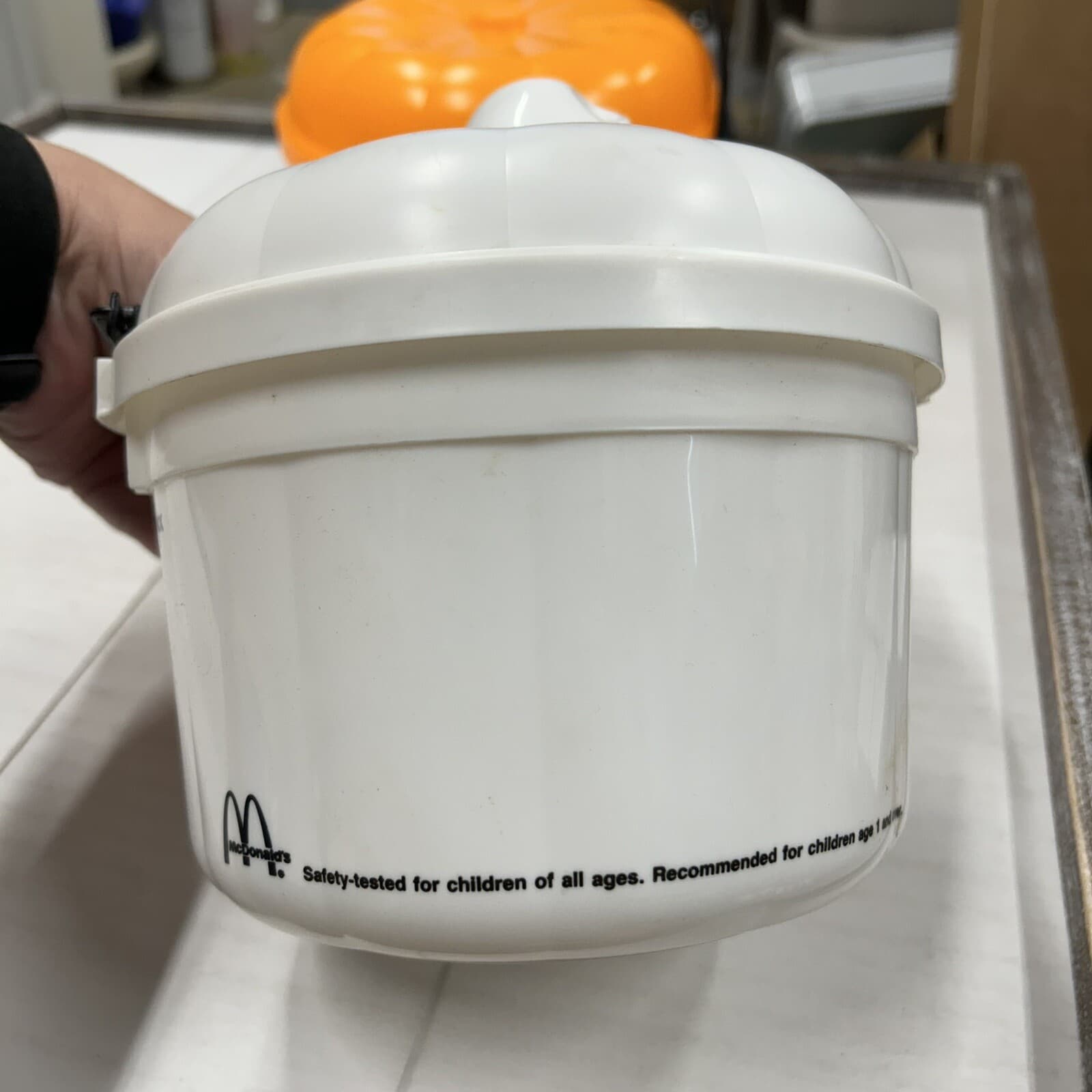 McDonalds Halloween Pail Boo Buckets Vintage 1986 LOT OF 8 Pumpkin, Witch, Ghost - Thumbnail 9