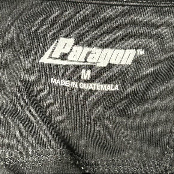 Larceny Bourbon Mens Medium Collared Polo Black White Embroidered Logo EUC - Thumbnail 4