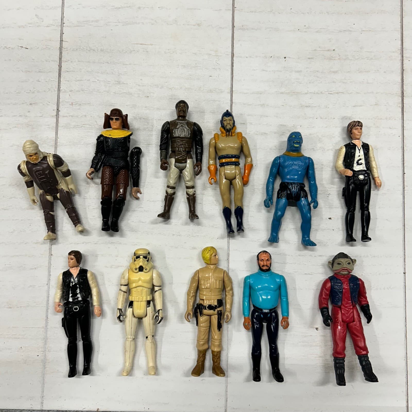 Vintage Star Wars Action Figures Lot 1970s-80s Kenner Toys Collection
