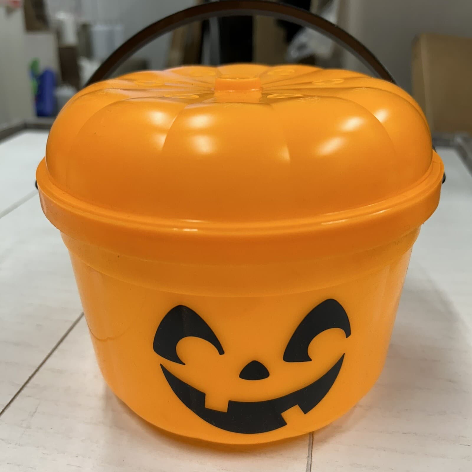 McDonalds Halloween Pail Boo Buckets Vintage 1986 LOT OF 8 Pumpkin, Witch, Ghost - Thumbnail 10