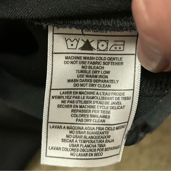 Larceny Bourbon Mens Medium Collared Polo Black White Embroidered Logo EUC - Thumbnail 5