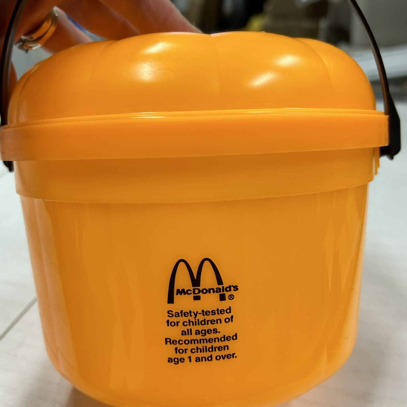 McDonalds Halloween Pail Boo Buckets Vintage 1986 LOT OF 8 Pumpkin, Witch, Ghost - Thumbnail 11