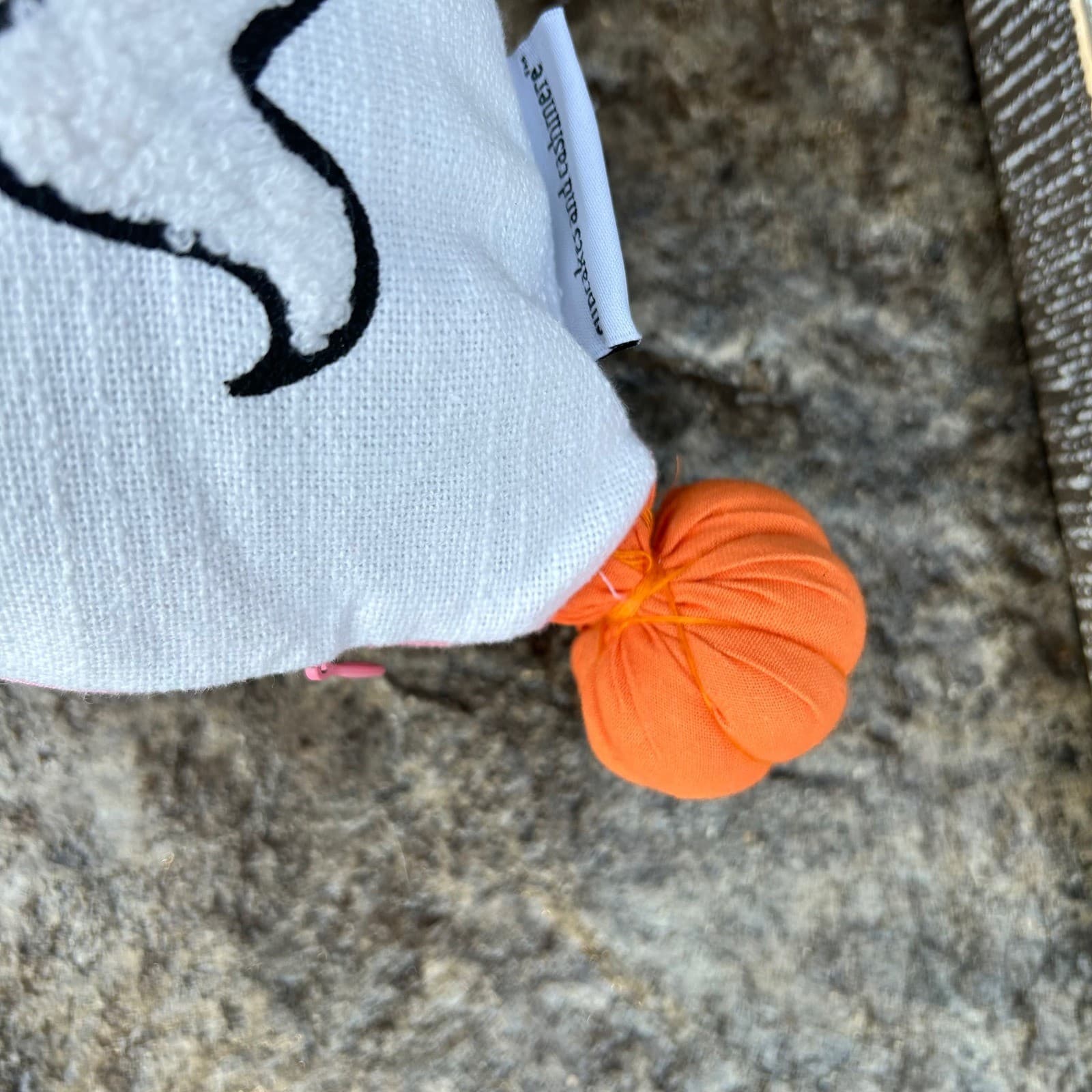 Cupcakes and Cashmere Halloween Ghost Pumpkin Decorative Pillow Cute - Thumbnail 4