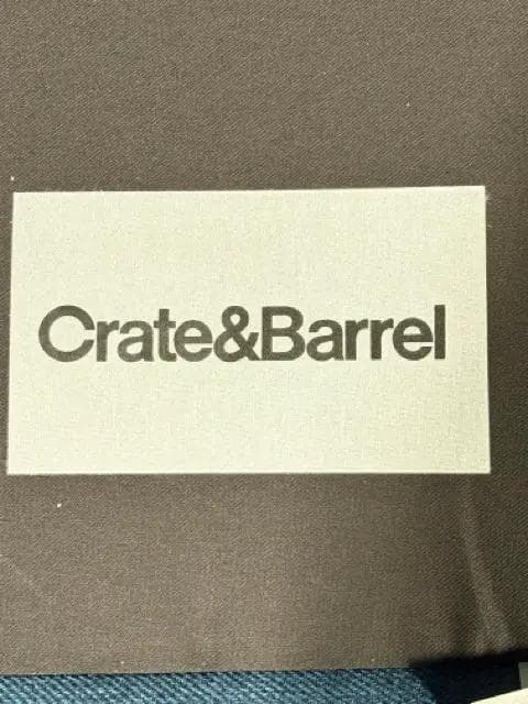 Crate & Barrel Blue Petrie Mid Century Arm Chair - Thumbnail 13