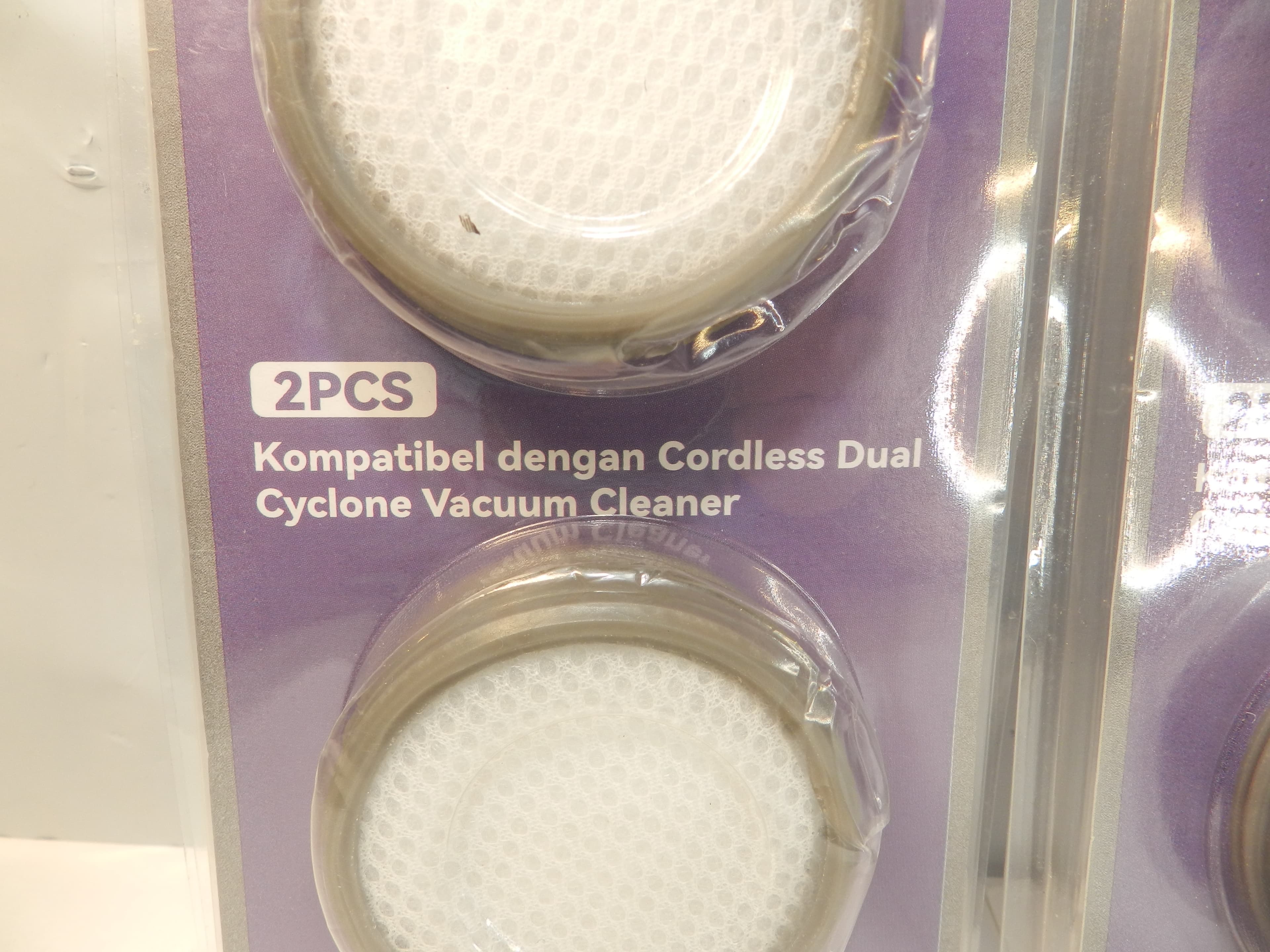 Saker HEPA Filter 2-Piece Set for Cyclone Saker Mattress Vacuum Cleaner P91K - Thumbnail 3