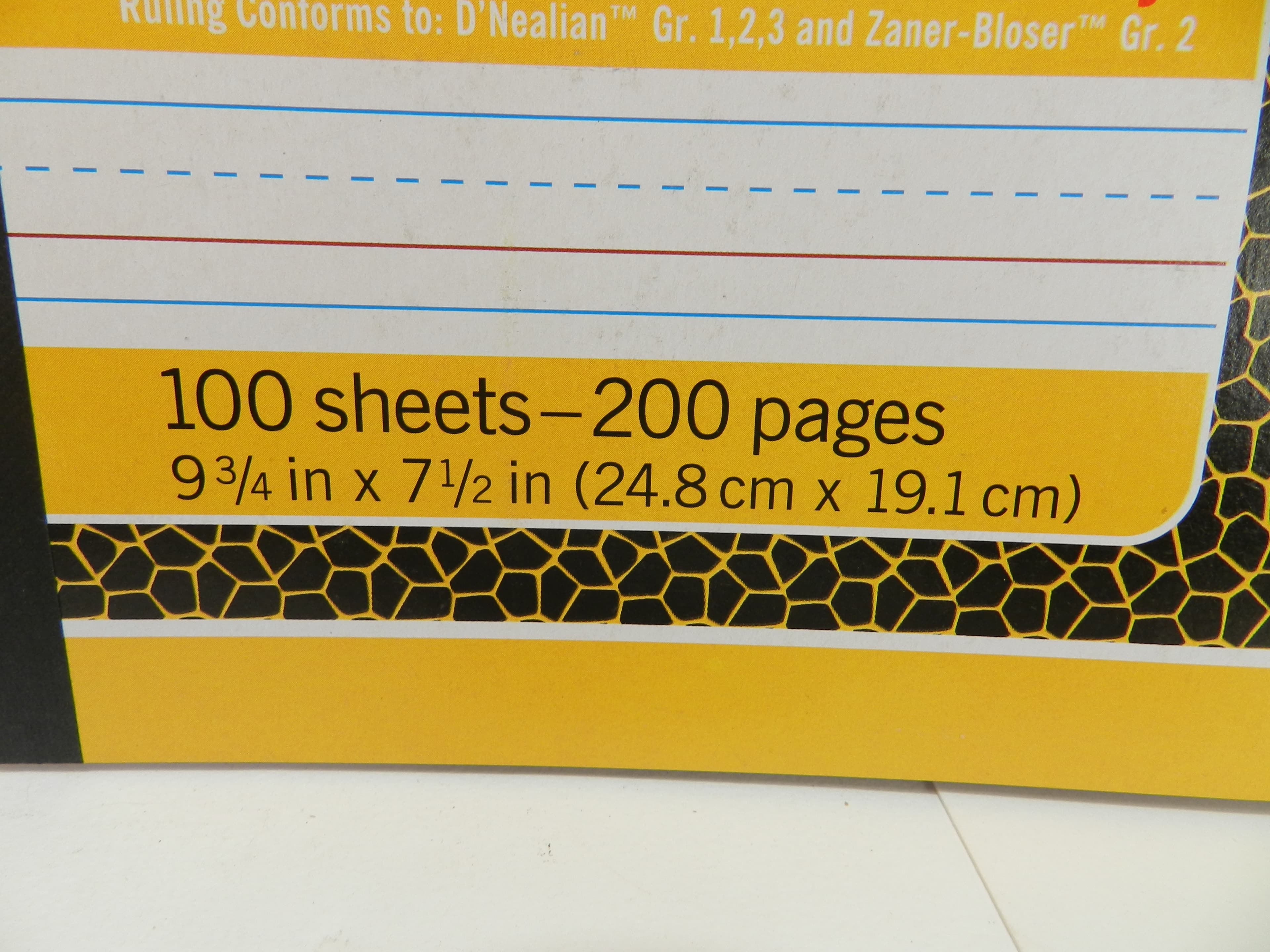 4 Pacon Primary Journal 1/2 inch Ruled Picture Story 200 Pages 9.75 x 7.5 (P92K) - Thumbnail 3