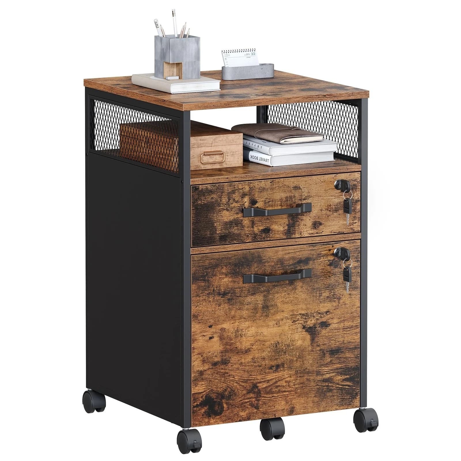 VASAGLE File Cabinet — Mobile Filing Cabinet - Thumbnail 3