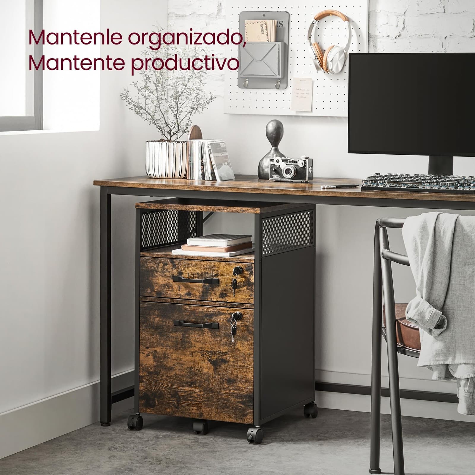VASAGLE File Cabinet — Mobile Filing Cabinet - Thumbnail 16