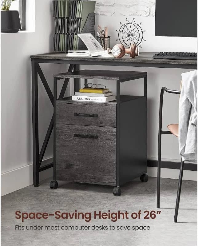 VASAGLE File Cabinet — Mobile Filing Cabinet - Thumbnail 10