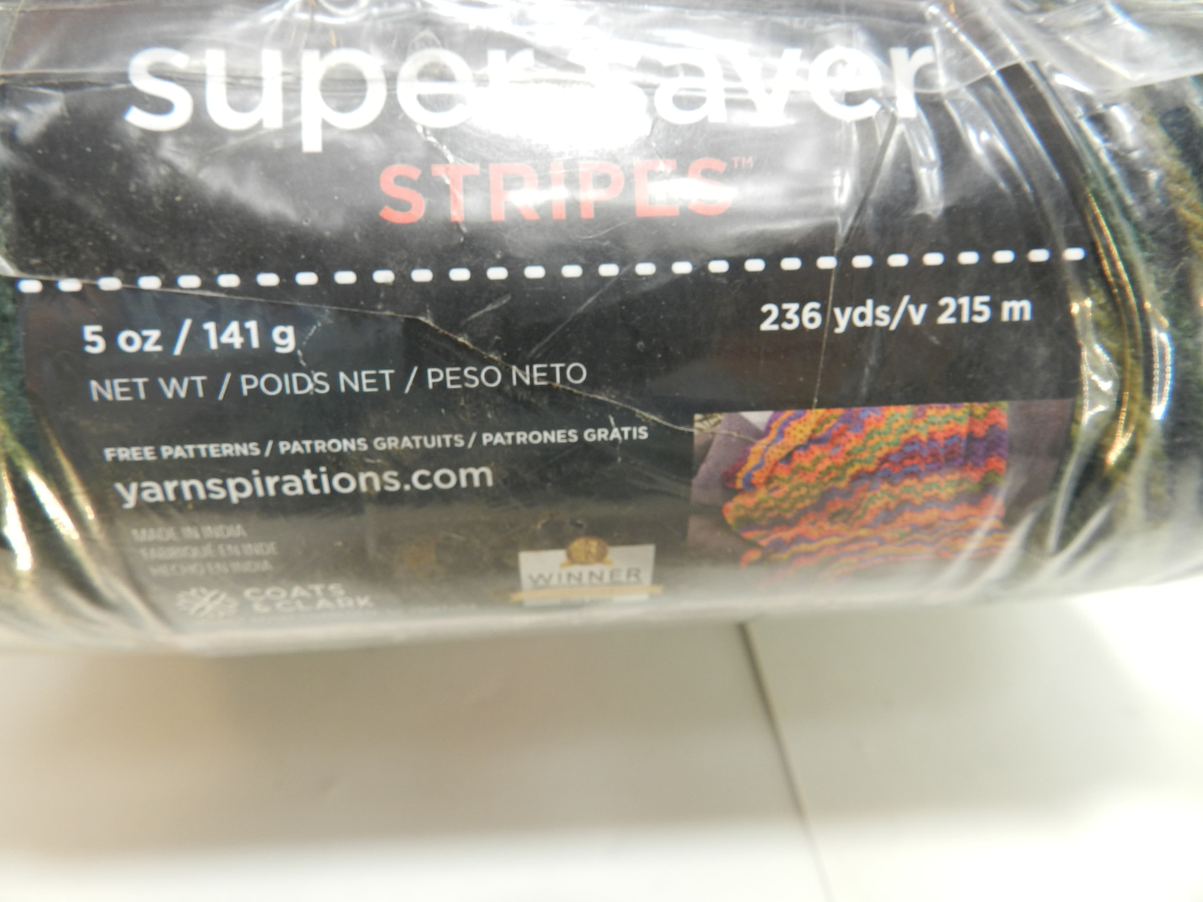 3 Red Heart Super Saver Camouflage Camo Yarn Skeins (P95K) - Thumbnail 6