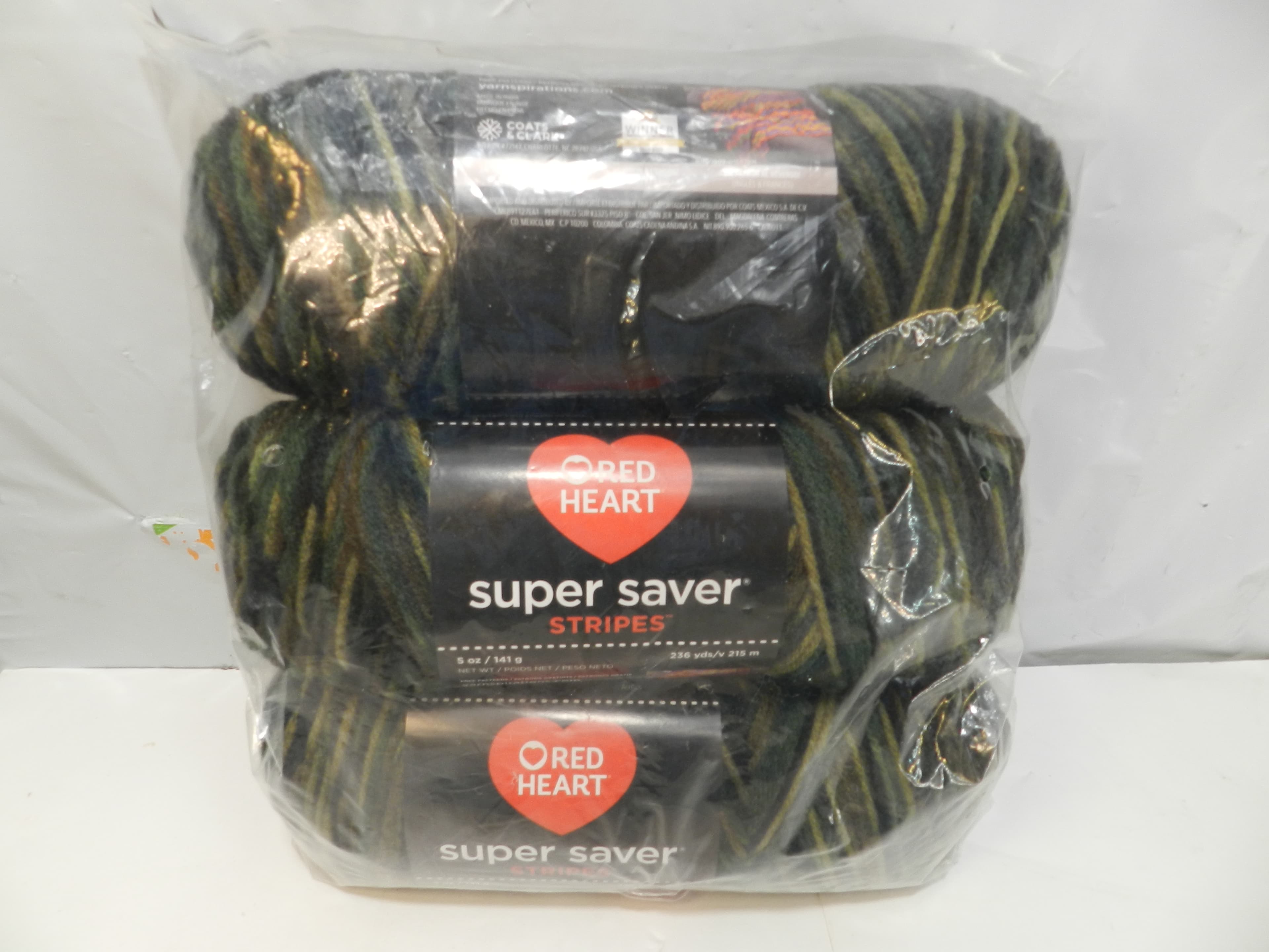 3 Red Heart Super Saver Camouflage Camo Yarn Skeins (P95K) - Thumbnail 2