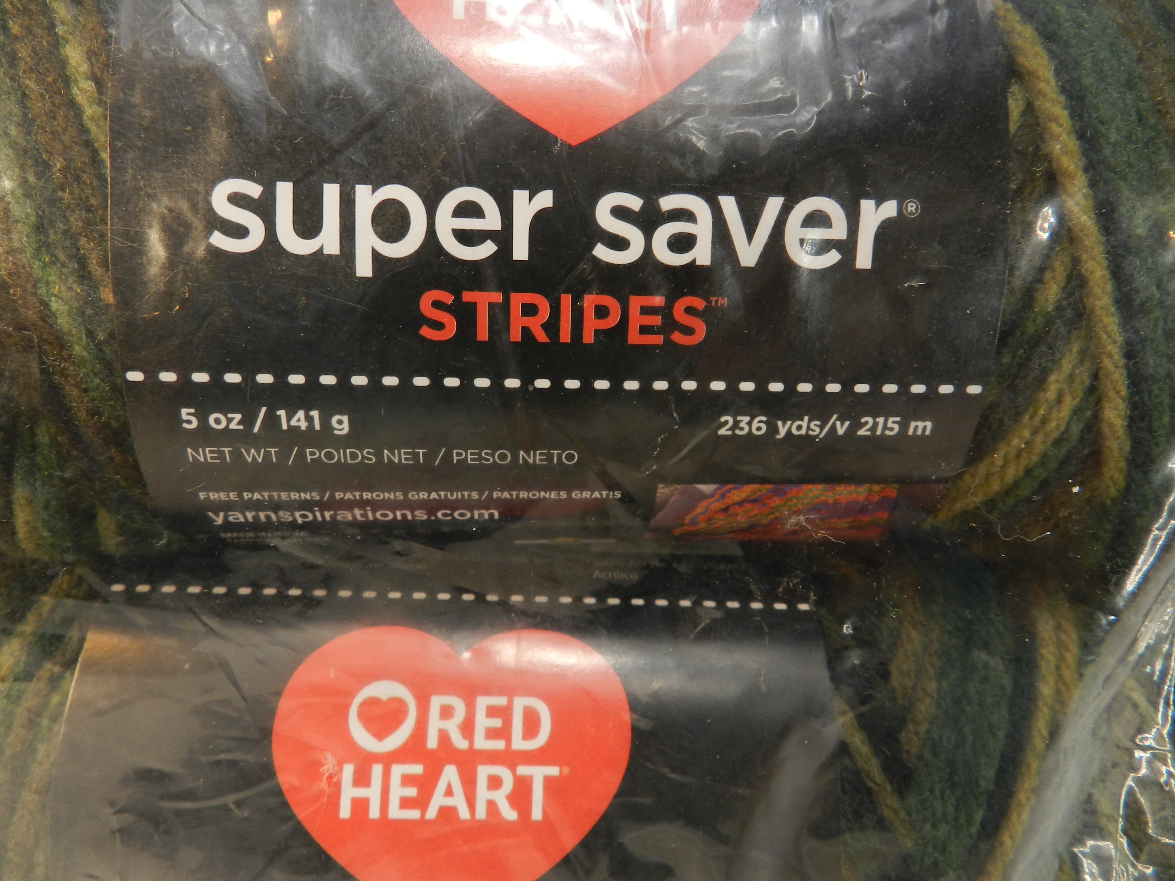 3 Red Heart Super Saver Camouflage Camo Yarn Skeins (P95K) - Thumbnail 4