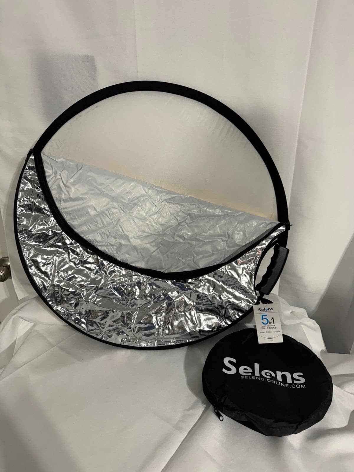 5-in-1 Foldable Round Reflectors for Photography, Fill Light Accessories2321 - Thumbnail 2