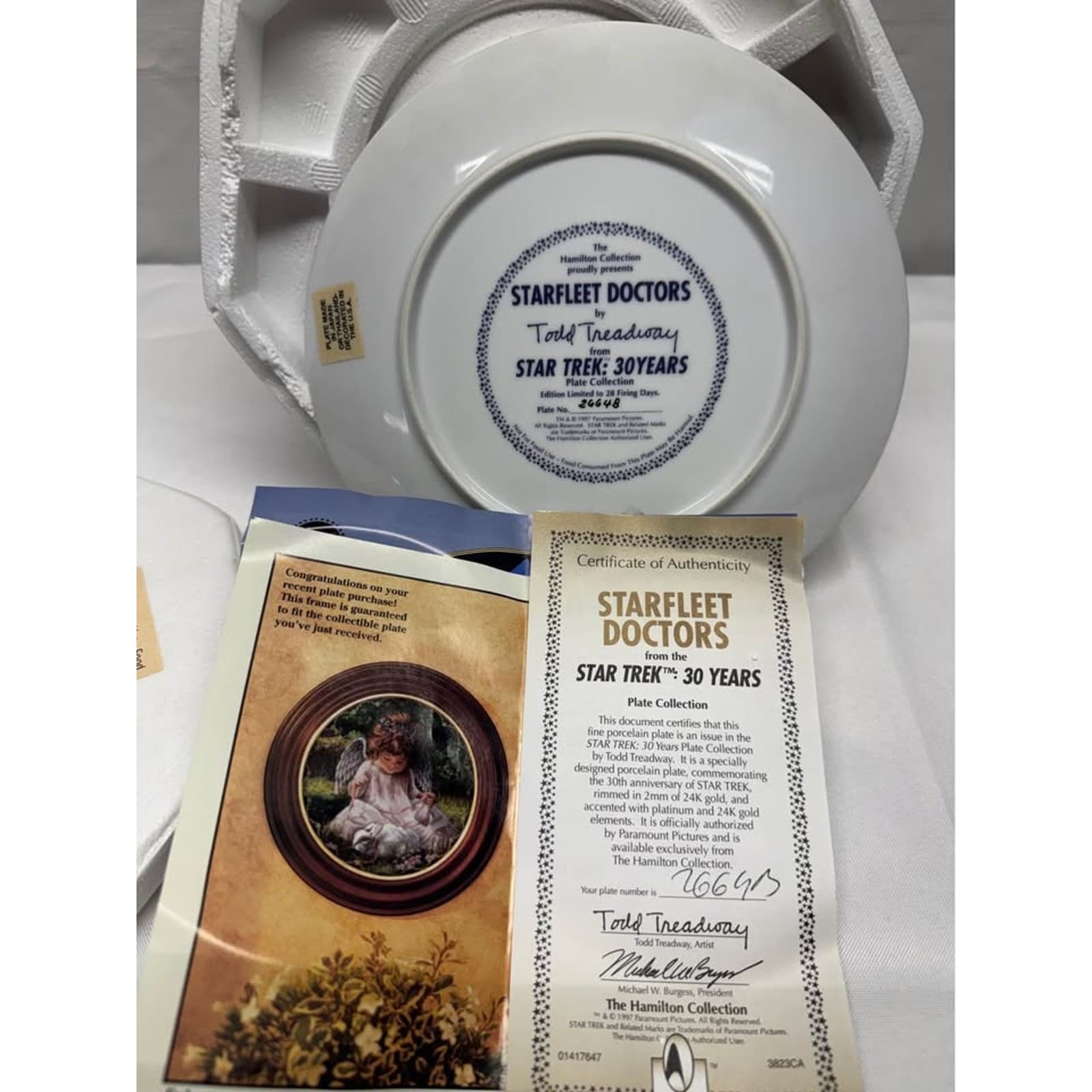 Star Trek 30th Anniversary Collectible Plate – Limited Edition Display Plate - Thumbnail 2