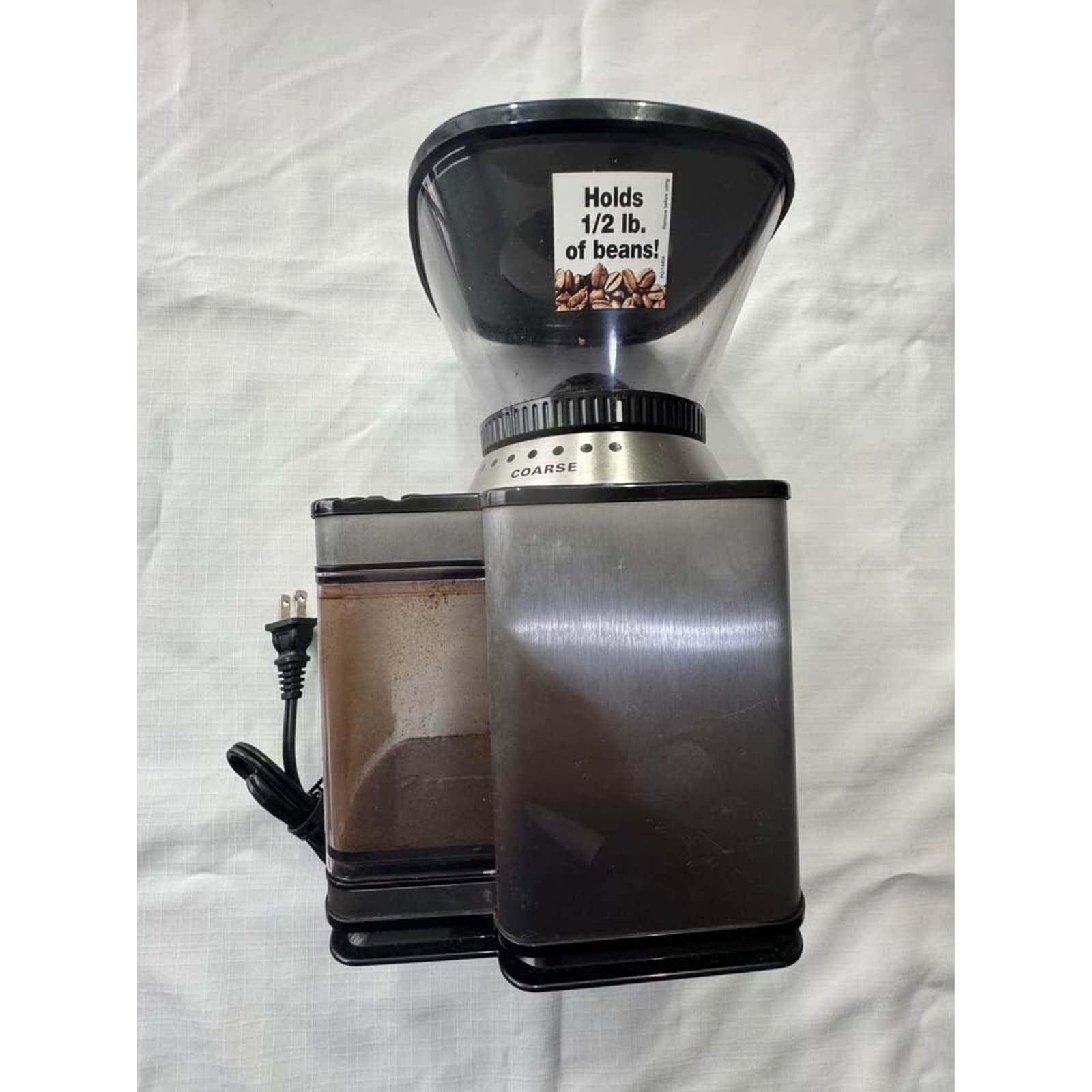 Cuisinart Supreme Grind Automatic Burr Mill Coffee Grinder 1/2 Pound Capacity