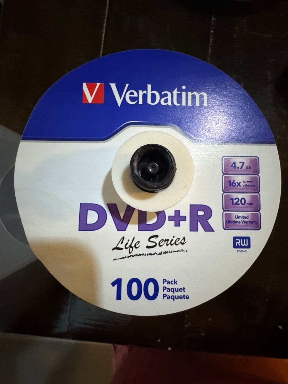 Verbatim DVD+R 100 pack