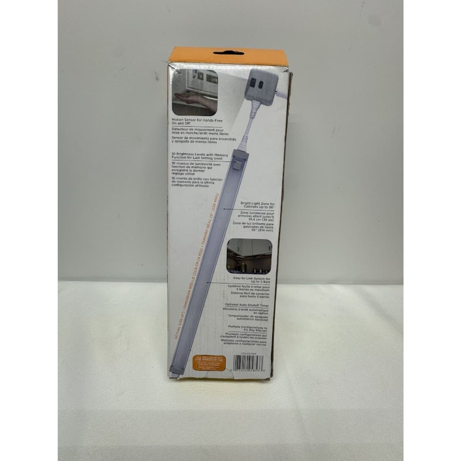 BLACK+DECKER LED Under Cabinet Lighting 3 (9in.) Bar Kit Easy to Install DIY - Thumbnail 3