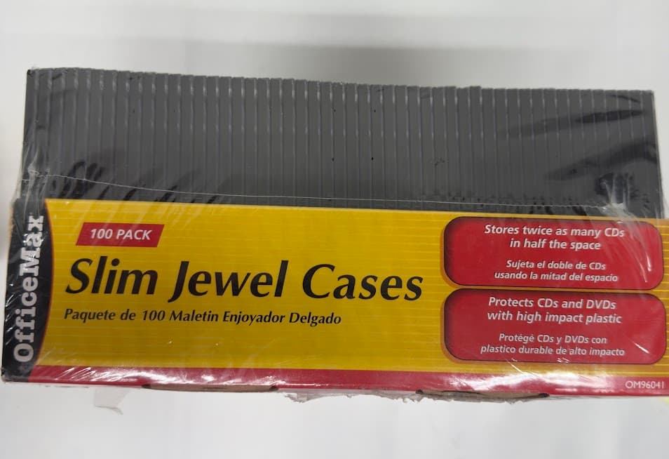 OfficeMax Slim Jewel Cases 100 Pack