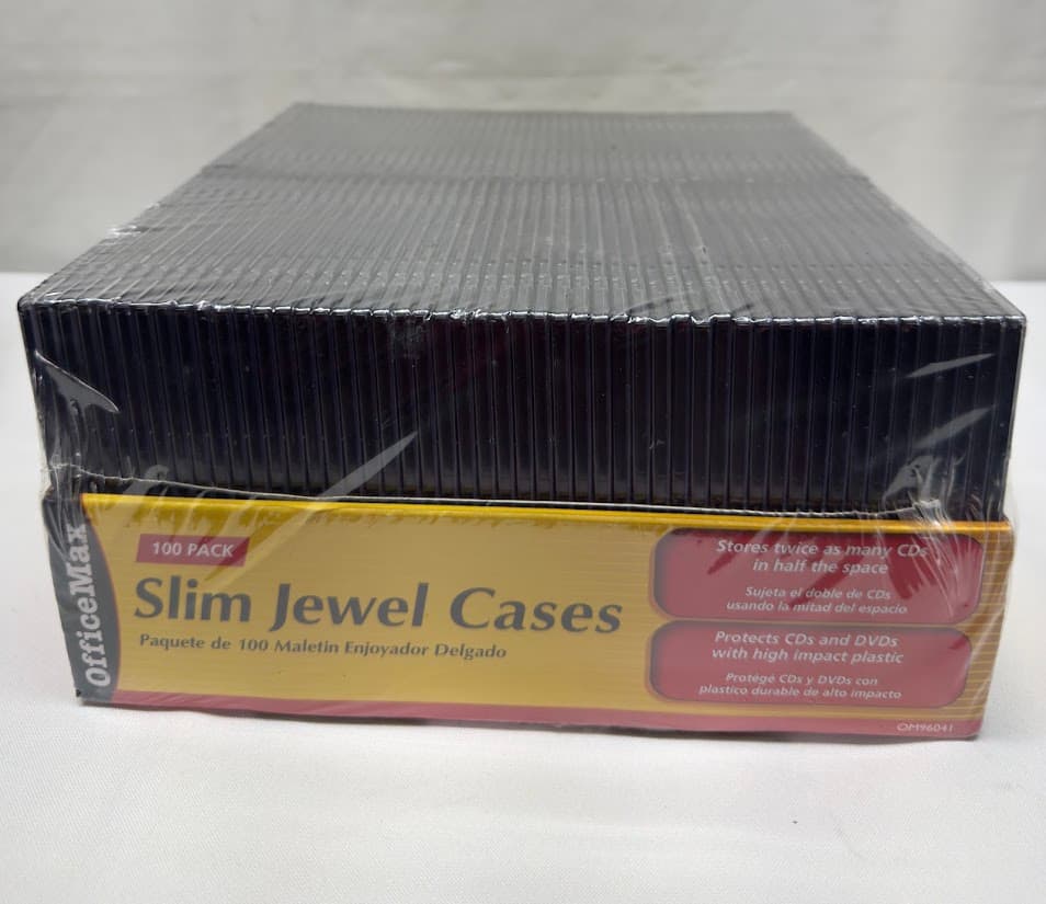 OfficeMax Slim Jewel Cases 100 Pack - Thumbnail 2