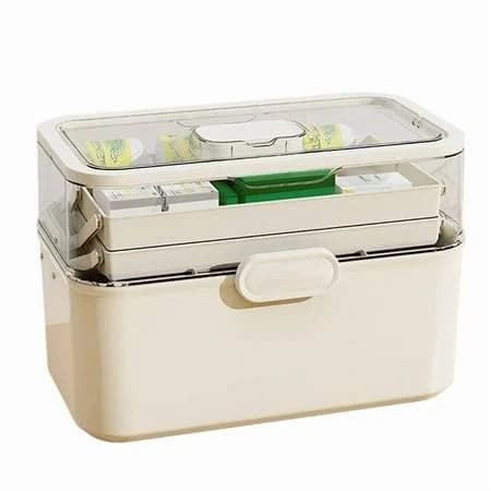 JWShang 3-Tier Medicine Organizer for Dorm, Office, Travel - Thumbnail 3