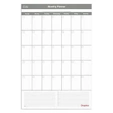 Large Dry Erase Wall Calendar — 24x36