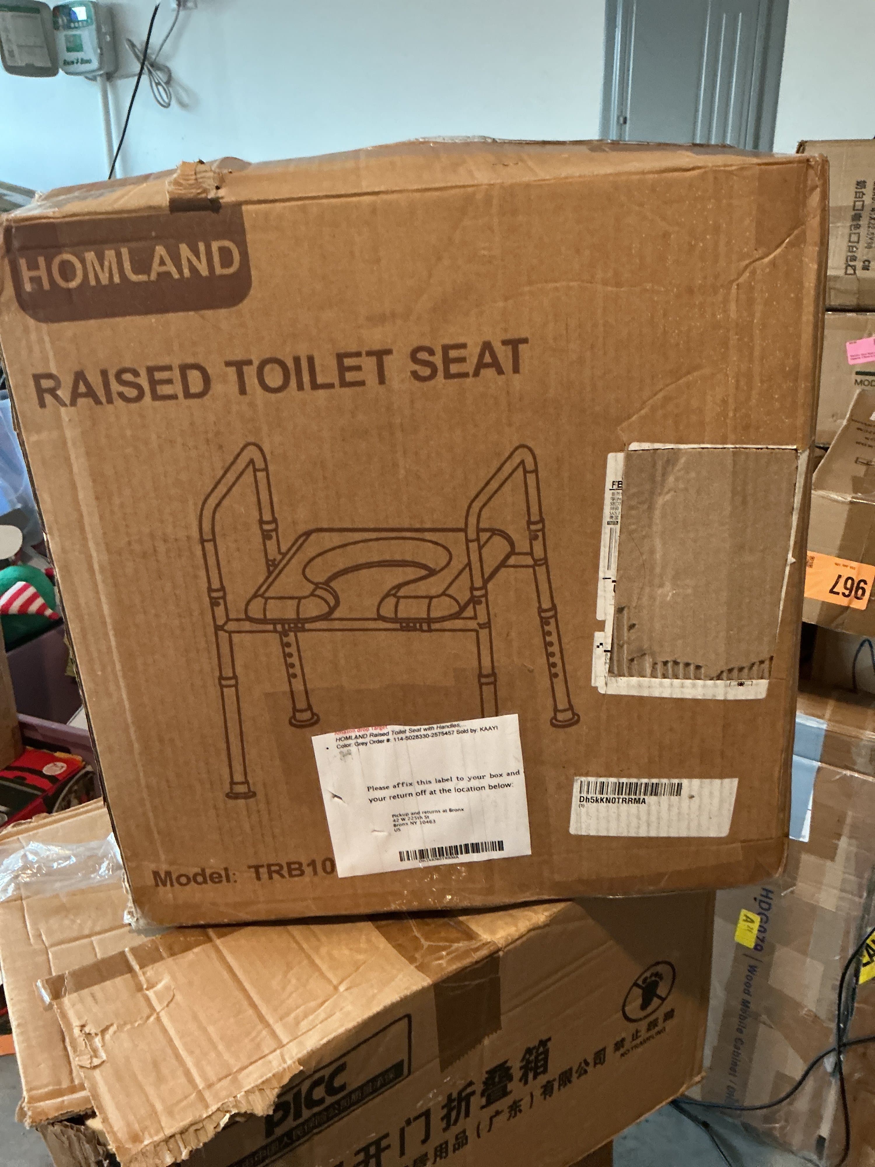 Homland Raised Toilet Seat TRB10