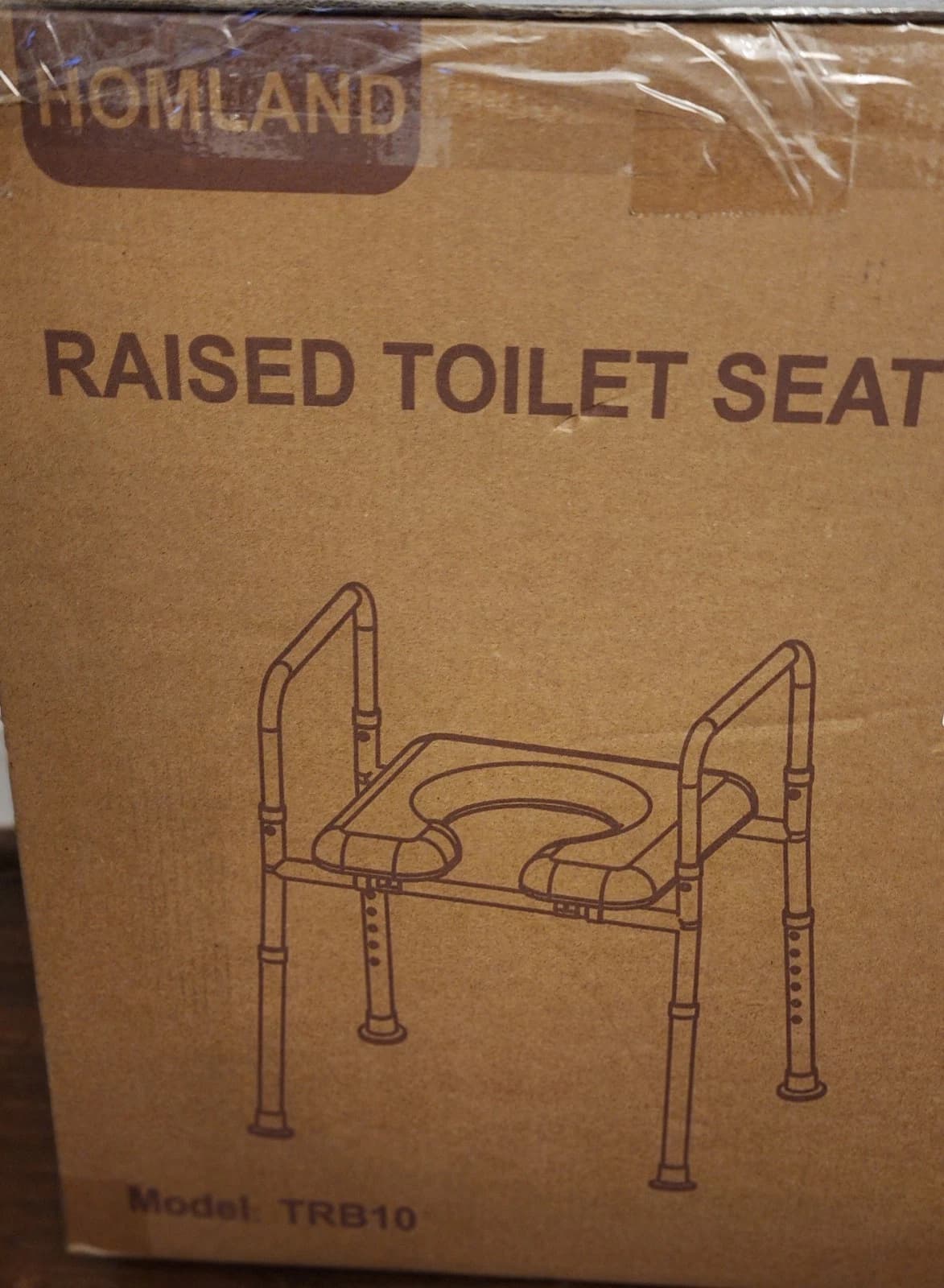 Homland Raised Toilet Seat TRB10 - Thumbnail 3
