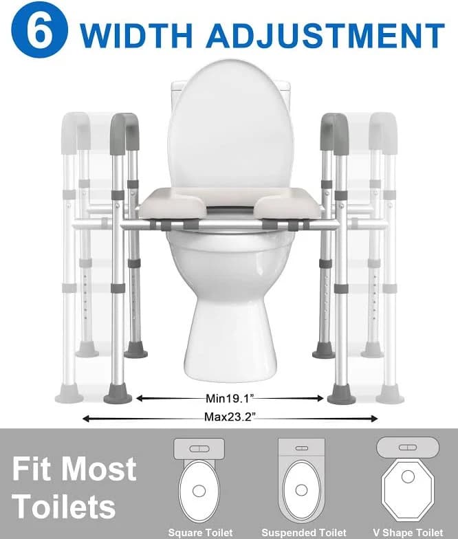 Homland Raised Toilet Seat TRB10 - Thumbnail 7