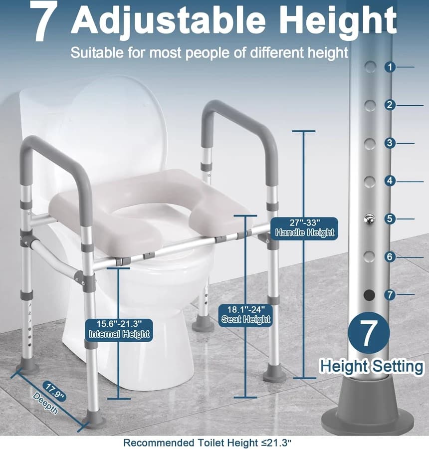 Homland Raised Toilet Seat TRB10 - Thumbnail 32