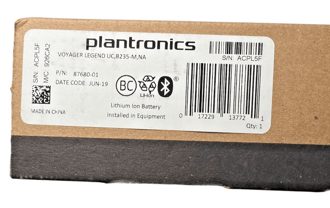 Plantronics Voyager Legend B235-M Black In Ear Headset - Thumbnail 4